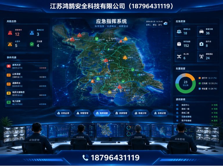 揭阳应急指挥系统展示图